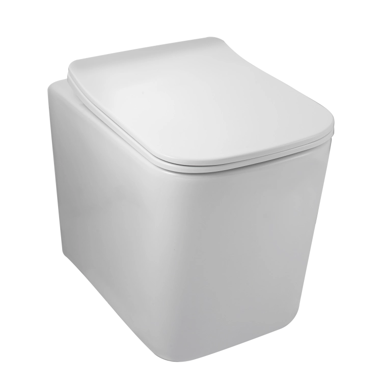 Balneo Luga White miska podwieszana 52x34cm z deską wolnoopadająca G0101010102-1