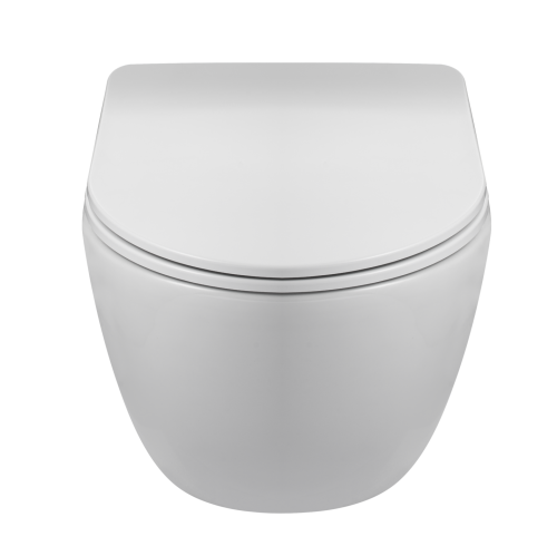 Balneo Luna White miska podwieszana 48,5x36,5cm z deską wolnoopadającą G0101010101-2
