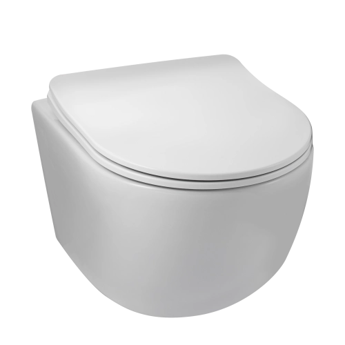 Balneo Luna White miska podwieszana 48,5x36,5cm z deską wolnoopadającą G0101010101-2