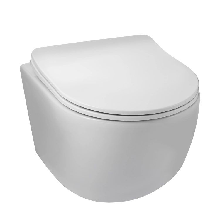 Balneo Luna White miska podwieszana 48,5x36,5cm z deską wolnoopadającą G0101010101-2