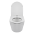 Balneo Luxa White miska podwieszana 48,5x36,5cm z deską wolnoopadającą G0101010101-1