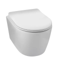 Balneo Luxa White miska podwieszana 48,5x36,5cm z deską wolnoopadającą G0101010101-1