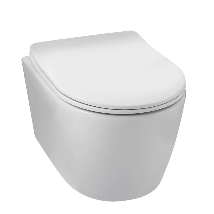 Balneo Luxa White miska podwieszana 48,5x36,5cm z deską wolnoopadającą G0101010101-1