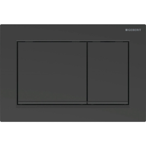 GEBERIT Omega 30 przycisk spłukujący czarny mat/czarny/czarny mat 115.080.16.1