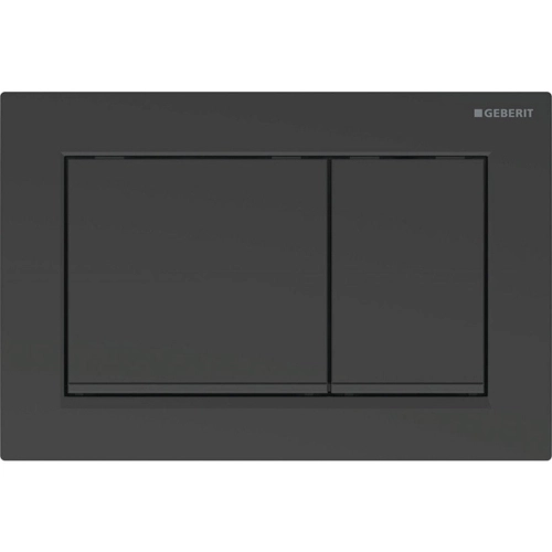 GEBERIT Omega 30 przycisk spłukujący czarny mat/czarny/czarny mat 115.080.16.1