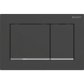 GEBERIT Omega 30 przycisk spłukujący czarny mat/chrom/czarny mat 115.080.14.1