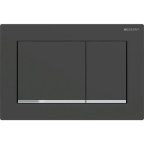 GEBERIT Omega 30 przycisk spłukujący czarny mat/chrom/czarny mat 115.080.14.1
