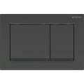 GEBERIT Omega 30 przycisk spłukujący czarny połysk/czarny mat/czarny połysk 115.080.DW.1