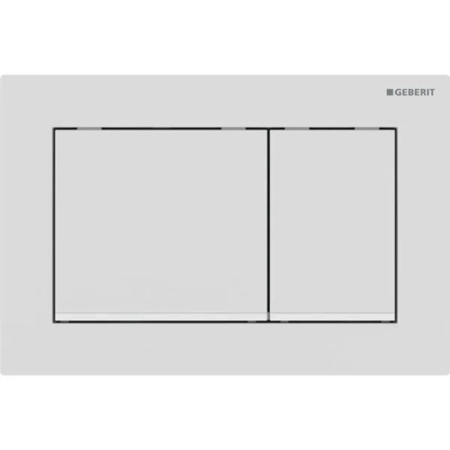 GEBERIT Omega 30 przycisk spłukujący biały mat/biały połysk/biały mat 115.080.01.1