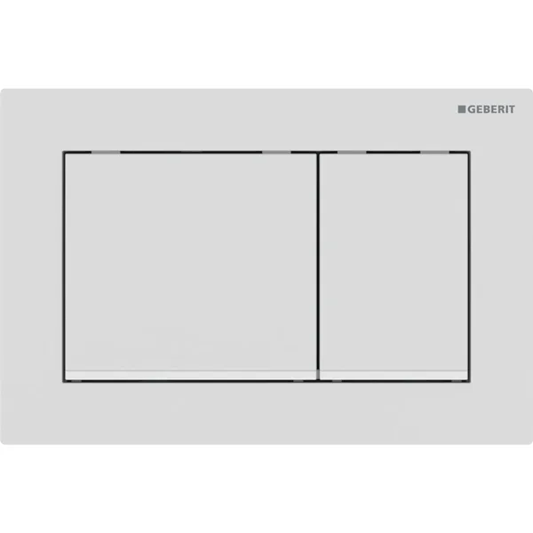 GEBERIT Omega 30 przycisk spłukujący biały mat/biały połysk/biały mat 115.080.01.1