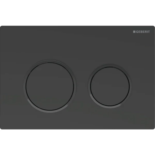 GEBERIT Omega 20 przycisk spłukujący czarny mat/czarny połysk/czarny mat 115.085.16.1