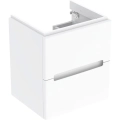 Geberit Modo szafka pod umywalkę 50cm z dwoma szufladami, biała 502.877.01