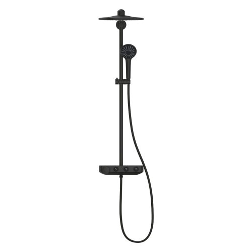 GROHE Grohtherm Euphoria SmartControl System 310 komplet prysznicowy z termostatem do montażu ściennego, phantom black 22120KF0