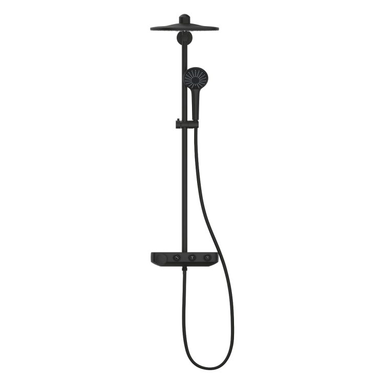 GROHE Grohtherm Euphoria SmartControl System 310 komplet prysznicowy z termostatem do montażu ściennego, phantom black 22120KF0