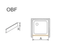 Sanplast Free Line obudowa brodzika frontowa OBF 130x9 cm, 625-400-0360-01-000