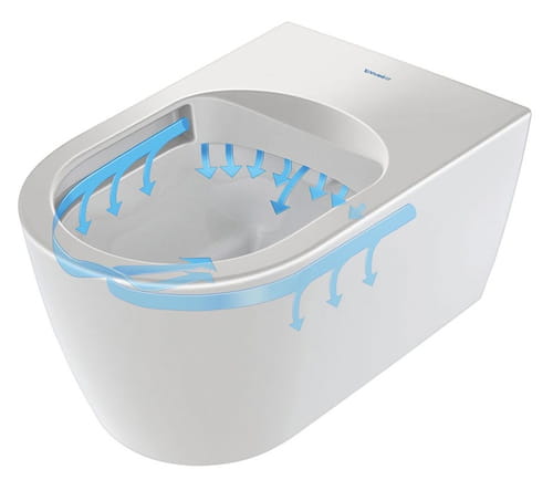 Duravit Me by Starck miska podwieszana 57x37cm Rimless, HygieneGlaze, bez deski 252909.20.00