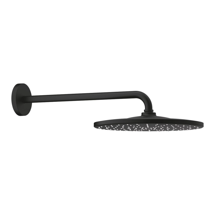 GROHE Rainshower Mono prysznic górny 310mm z ramieniem ściennym, phantom black 22121KF0