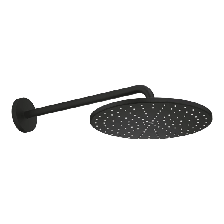 GROHE Rainshower Mono prysznic górny 310mm z ramieniem ściennym, phantom black 22121KF0