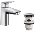 HansGrohe Logis Comfort Zone 100 bateria umywalkowa, push-open 71107000