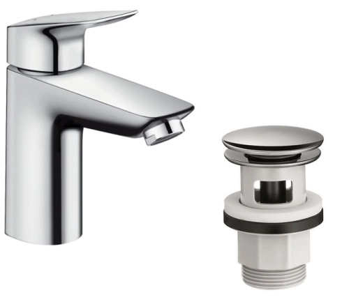 HansGrohe Logis Comfort Zone 100 bateria umywalkowa, push-open 71107000