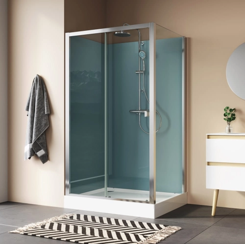 Sanswiss Modul 1200 kabina czterościenna prostokątna 120x80cm, wariant 4, wersja montażu narożnik 21284S2.2.40.07