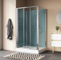 Sanswiss Modul 1200 kabina czterościenna prostokątna 120x80cm, wariant 4, wersja montażu narożnik 21284S3.2.40.07