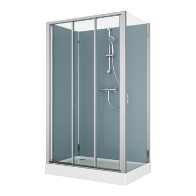 Sanswiss Modul 1200 kabina czterościenna prostokątna 120x80cm, wariant 3, wersja montażu narożnik 21283S3.2.40.07