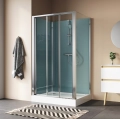 Sanswiss Modul 1200 kabina czterościenna prostokątna 120x80cm, wariant 3, wersja montażu narożnik 21283S3.2.40.07