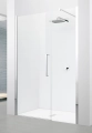 Novellini Young 2.0 G+F in line drzwi prysznicowe skrzydłowe 100cm(97-101cm), profil srebrny, szkło bezbarwne Y2GFL97-1B