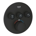 GROHE Grohtherm SmartControl bateria termostatyczna do obsługii 3 wyjść, element zewnętrzny, phantom black 29508KF0