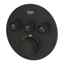 GROHE Grohtherm SmartControl bateria termostatyczna do obsługii 3 wyjść, element zewnętrzny, phantom black 29508KF0