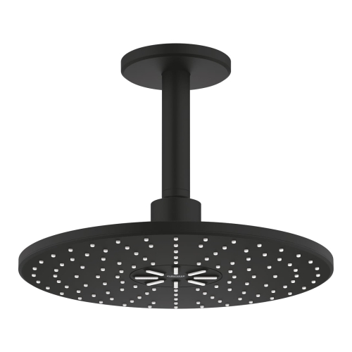 GROHE Rainshower SmartActive 310 deszczownica z przepustem stropowym 142 mm, 2 strumienie, phantom black 22124KF0