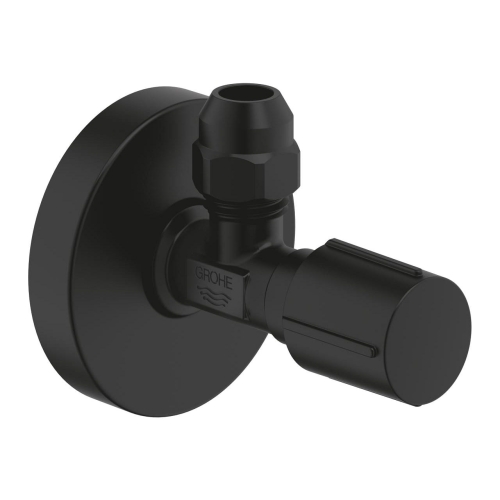 GROHE zawór przyłączeniowy podwójny 1/2"x3/8", phantom black 22074KF0