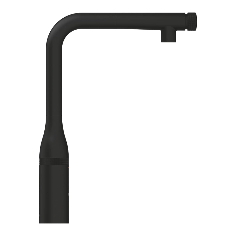 GROHE Essence SmartControl bateria zlewozmywakowa z wyciąganą wylewką, phantom black 31928KF0