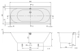 VILLEROY&BOCH Oberon wanna prostokątna 180x80cm UBQ180OBR2DV01