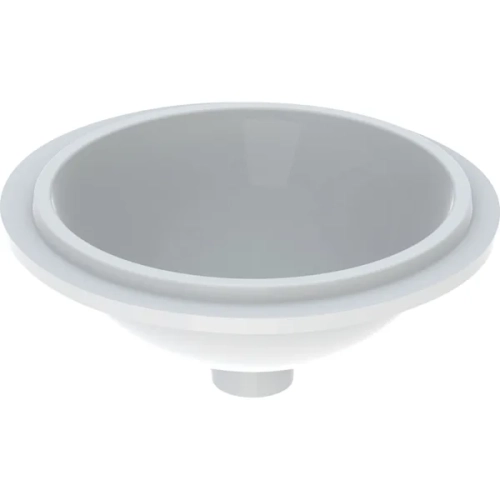 GEBERIT VariForm umywalka podblatowa ø33cm, biała, szkliwiony spód, bez przelewu 500.747.01.2