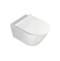 Catalano Zero NewFlush miska podwieszana 55x35cm z deską wolnoopadającą i mocowaniem 1VS55NR00+5SCSTP000+5KFST00