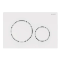 GEBERIT Sigma20 przycisk spłukujący, biały połysk/biały matowy 115.882.11.1