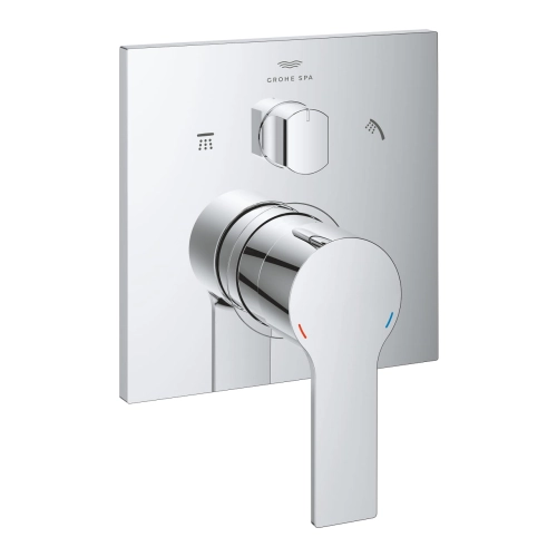 GROHE Allure bateria wannowa-prysznicowa 3-drożna podtynkowa, element zewnętrzny, chrom 29176001