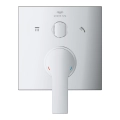GROHE Allure bateria wannowa-prysznicowa 3-drożna podtynkowa, element zewnętrzny, chrom 29176001