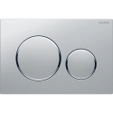 GEBERIT Sigma20 przycisk spłukujący, chrom mat/chrom/chrom mat, easy-to-clean 115.882.JQ.1