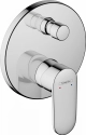 HansGrohe Veris Blend bateria wannowo-prysznicowa podtynkowa, element zewnętrzny, chrom 71466000