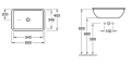  Villeroy&Boch Loop&Friends umywalka nablatowa 60x40,5cm 61450001