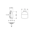HansGrohe Exafill element zewnętrzny 58127000