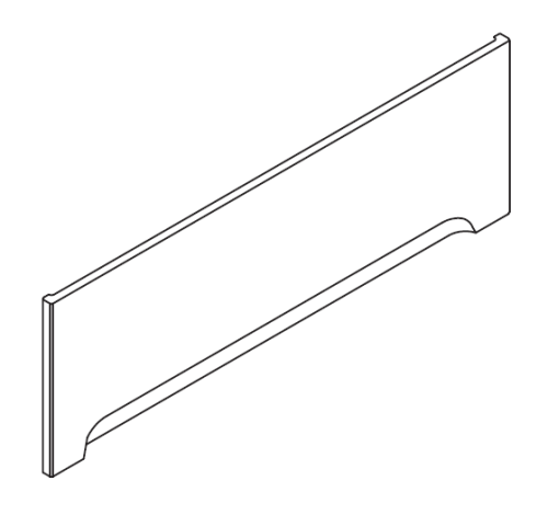 Ravak obudowa przednia do wanny 180x80cm CZ001Y0A00