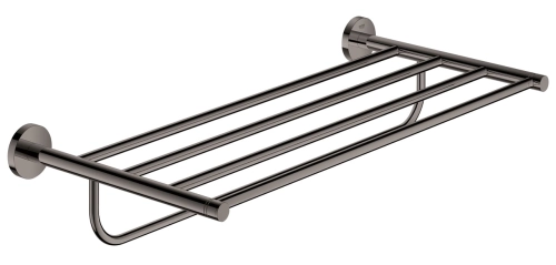 GROHE Essentials półka z wieszakiem na ręczniki, grafit błyszczący - hard graphite 40800A01