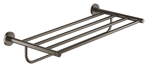GROHE Essentials półka z wieszakiem na ręczniki,  grafit szczotkowany - brushed hard graphite 40800AL1.jpg