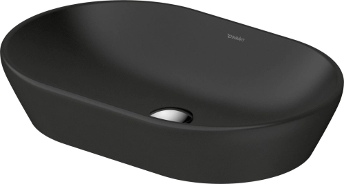 Duravit D-Neo umywalka nablatowa 60x40x12,5cm, antracyt mat 2372601370