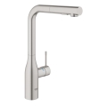 GROHE Essence New bateria zlewozmywakowa z wyciąganą wylewką, stal nierdzewna 30504DC0