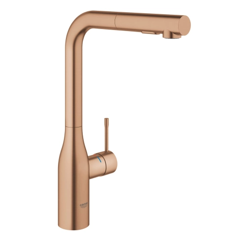 GROHE Essence New bateria zlewozmywakowa z wyciąganą wylewką, brushed warm sunset 30504DL0